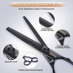 GEMEK 6.5-inch round-tip safety scissors designed for safe ear trims.