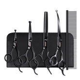 GEMEK dog grooming scissors kit packaging for convenient home grooming setup.