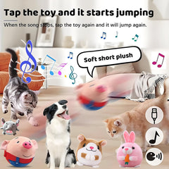 Geojec interactive dog ball with sound mode highlights entertaining audio for stimulation