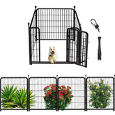 Getlay dog playpen 36-inch door opening for easy access during playtime