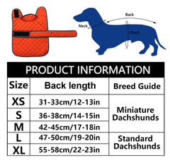 Geyecete waterproof and windproof dachshund coat shows weather protection during walks