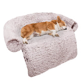 GGIB Calming Dog Bed close-up of plush fabric for cozy naps.