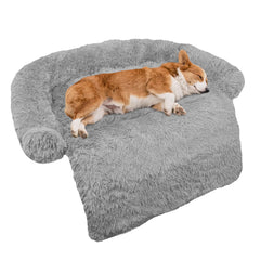 GGIB Calming Dog Bed with curved design supports restful comfort