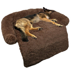 GGIB Calming Dog Bed curved design offers plush comfort for restful sleep