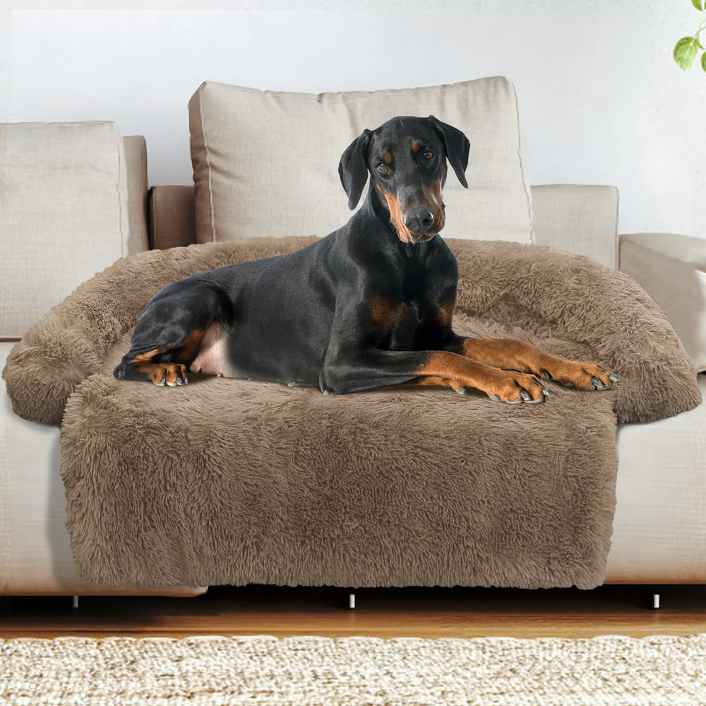 GGIB Calming Dog Bed curved design supports restful sleep