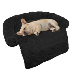 GGIB Calming Dog Bed curved design supports secure resting and neck support