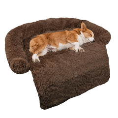 GGIB Calming Dog Bed curved design supports restful sleep.