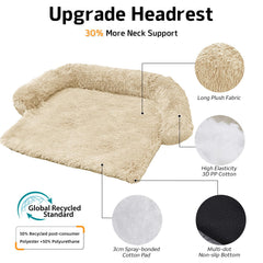 GGIB Calming Dog Bed plush surface close-up highlighting soft warmth and comfort