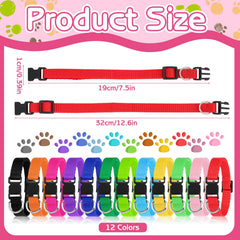 GGSTDDUP collar de identificación para cachorro, nylon suave y cómodo