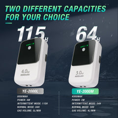 Ghosthorn silent aerator battery-cap detail emphasizes rechargeable power for extended use.