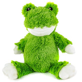 Giftable World Metropawlin frog plush with squeaker delivers lively interactive play and comforting cuddles.