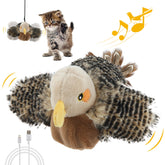 Gigwi Flapping Bird Toy unboxing shows compact indoor entertainment for curious cats.