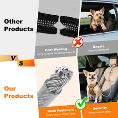 Giiyoe two-in-one design secures with seatbelt clip for flexible safety.