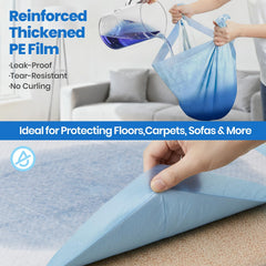 Gimars thicker-ultra-absorbent puppy pad diamond quilting absorbs quickly.
