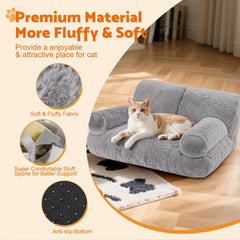 Gimars cat bed with non-slip base for stable indoor use.