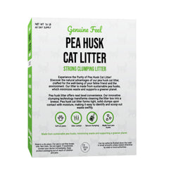 Gingerbread Pet Supply Green Tea scented litter offers a fresh, calming aroma.