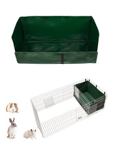 GINIDEAR Guinea Pig Cage Liner base area provides a cleaner, drier living space.