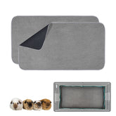 GINIDEAR guinea pig cage liner Midwest 47x24 gray provides a dry, clean base for small pets