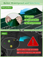 GINIDEAR Velcro edges keep liners secure for quick cage setups.