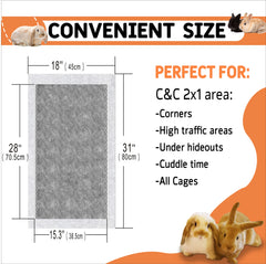 GINIDEAR waterproof bottom pads shield floors from spills and dampness.