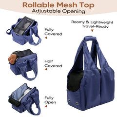 Gisaryc dog purse carrier bottom support prevents sagging for stable comfort