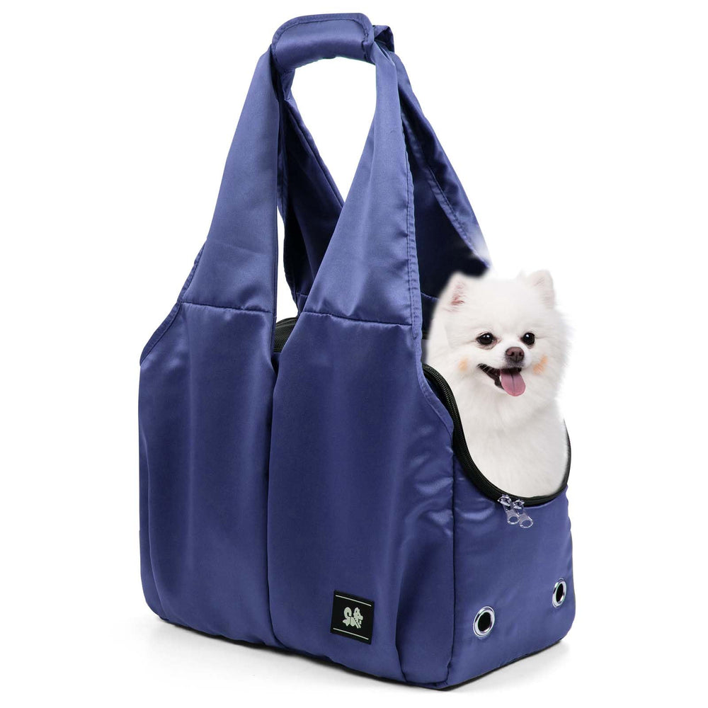 Gisaryc dog purse carrier close-up fabric feels soft and pet-friendly for everyday outings