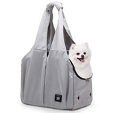 Gisaryc Dog Purse Carrier front view, lightweight travel companion for small pets up to 15 lbs
