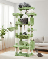 Gitelsnour cat tree 74in top perches provide elevated viewing for curious cats.