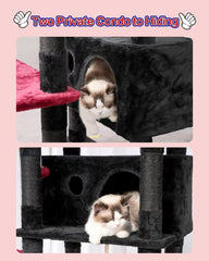 Gitelsnour cat tree sisal posts satisfy scratching and marking behavior.