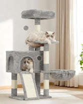 Gitelsnour cat tree top platform for easy climbing and resting.