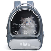 GixDix Cat Bubble Backpack Carrier front view for wide pet viewing.
