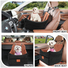 GL GLENSLAVE booster seat side pockets and cushion for small to medium dogs.