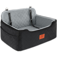 GL GLENSLAVE dog car seat with elevated view for better visibility and comfort on car trips