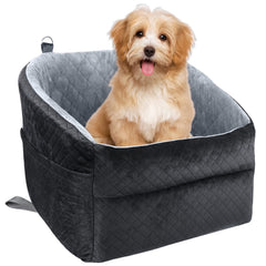 GL GLENSLAVE dog car seat main view highlighting compact booster for small to medium dogs for safety