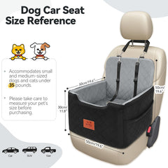 GL GLENSLAVE memory foam dog seat provides soft, supportive comfort on every ride.