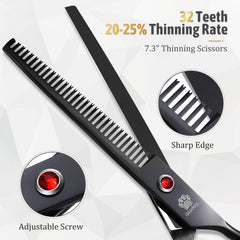 GLADOG curved scissors 7.7 in for smooth contouring