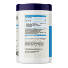 Vetnique Glandex bacon chews – bag and chews illustrate daily probiotic routine.