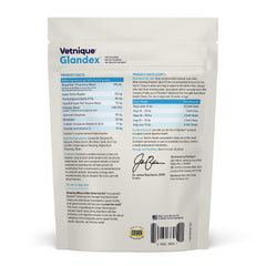 Digestive enzymes and probiotics in Glandex promote balanced digestion.