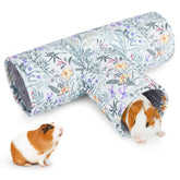 Glittme Guinea Pig Tunnel with canvas-plush exterior for a cozy hideout and exploration.