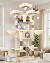 Globlazer Big Cat Tower-80inch-height offers elevated vantage for multiple cats.