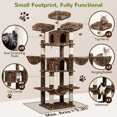 Globlazer Big Cat Tower condos create private retreats where cats nap or hide peacefully.