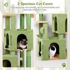 Globlazer Cactus Cat Tower seven natural sisal posts promote healthy scratching