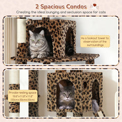Spacious cat condo on Globlazer F70 Pro offers a private hideaway for cats