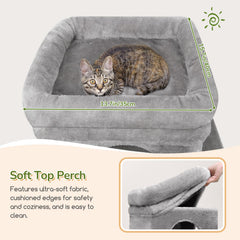 Globlazer cat tower with sisal posts protects furniture and encourages scratching