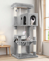 Globlazer cat tree top perch bed provides a cozy high spot for lounging and observation.