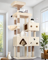 Globlazer XL cat tower 81-inch height provides elevated play for large cats.