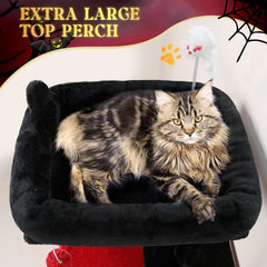 Globlazer Gothic Cat Tree cat caves give private retreat zones for cats.