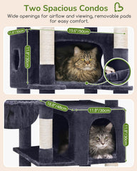 Globlazer large condos offer ventilated resting spaces for big cats