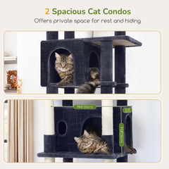 Globlazer large cat tower oversized top perch for lounging and safety.