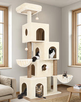 Globlazer cat tree top perch offers elevated lounging and a comfy view.